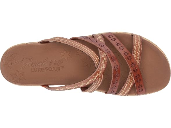 Skechers Women's Beverlee-Tiger Posse Wedge Sandal