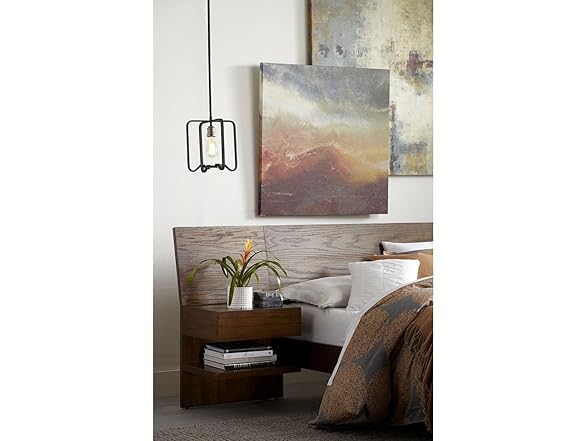 Opal Glass Pendant Light, Nickel