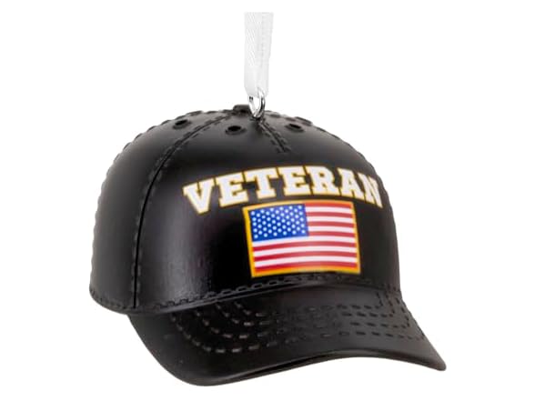 Hallmark Christmas Ornament, Veteran Hat