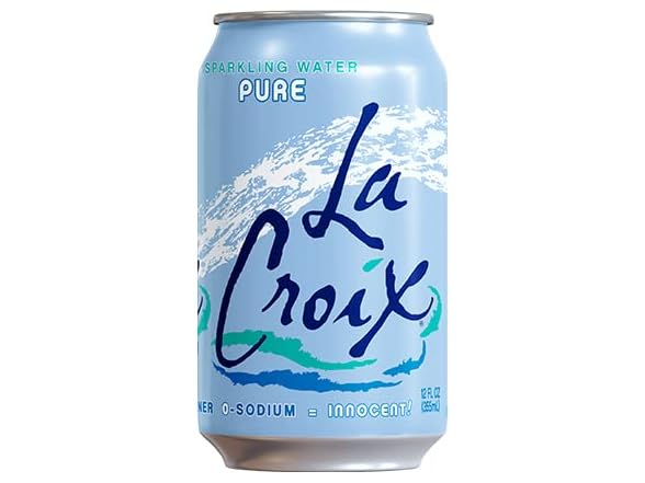 8PK LaCroix Sparkling Water, Pure, 12 Fl Oz