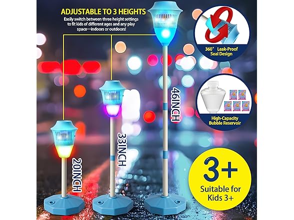 Automatic Bubble Machine w/ LED & Music