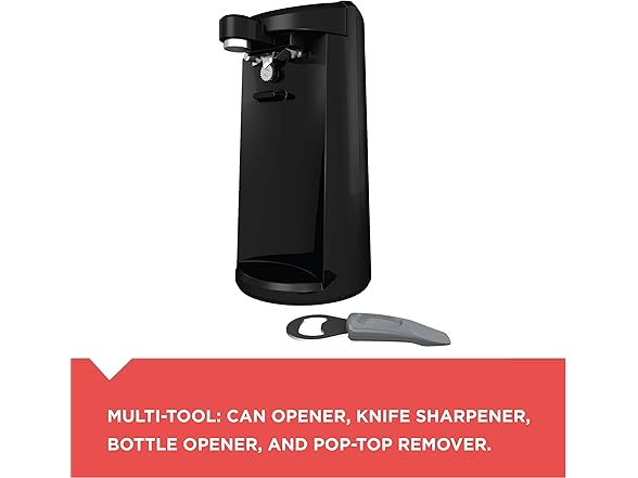 APPLICA SPECTRUM EC500B Tall Can Opener, Black