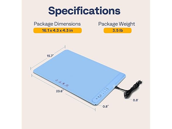 VIVOHOME Food Warming Mat