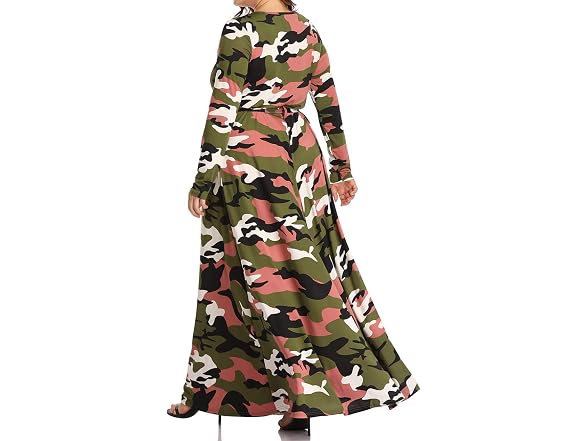 Xugwlkj Women (3XL) Dresses Maxi Long Sleeve Dress