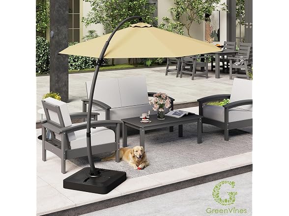 GREENVINES 33.5" Patio-Cantilever-Umbrella-Base