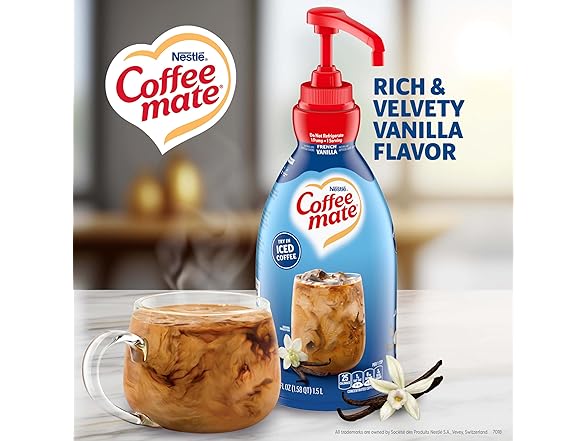 2PK Nestle Coffee mate Coffee Creamer, French Vanilla