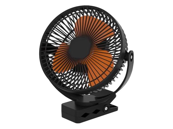 TUIAIAO Rechargeable Portable Clipon Fan