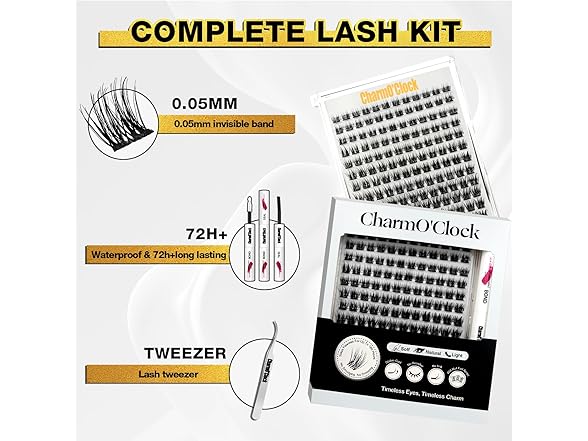168PCS Lash Cluster Essential Kit