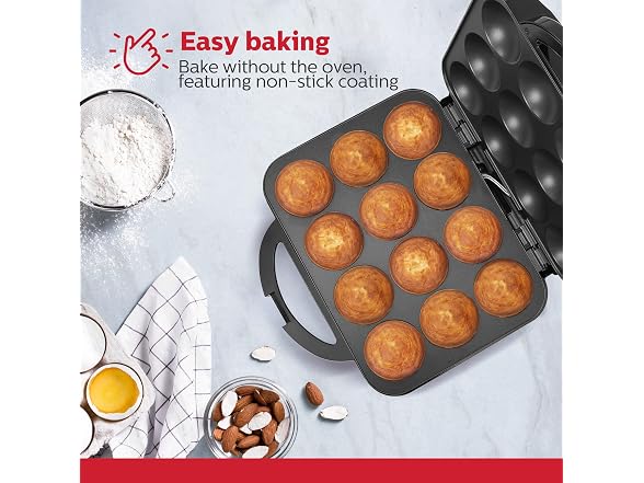 Holstein Housewares Non-Stick 12-Count Electric Cupcake Maker