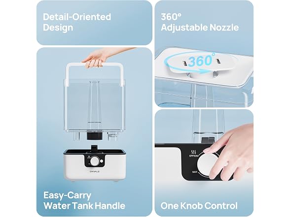 CHIVALZ 6L Cool Mist Top Fill Humidifier