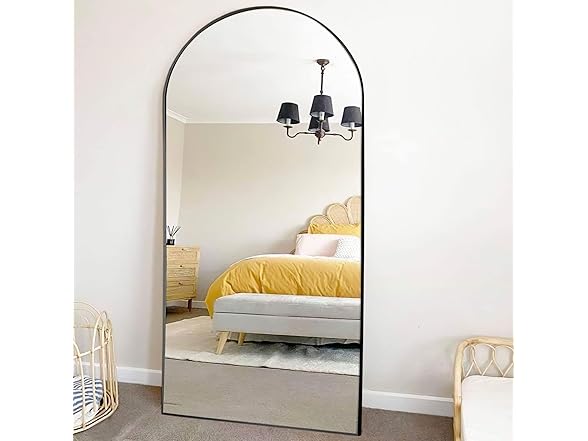 NeuType 71"x32" Arched Floor Mirror