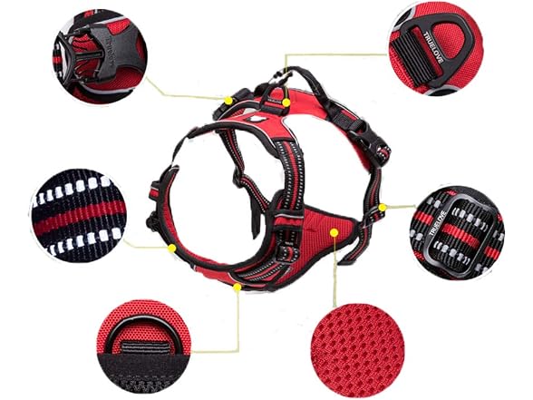 WINHYEPET True Love Dog Harness, No-Pull Ref