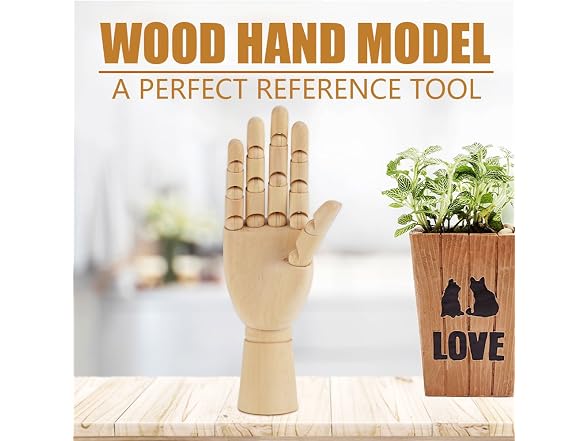 Wooden Hand Model, Mannequin Hand Flexible