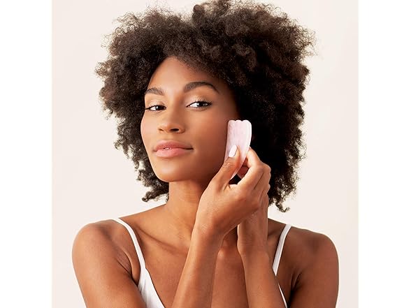 Plum Beauty Rose Quartz Sculpting Gua Sha Stone