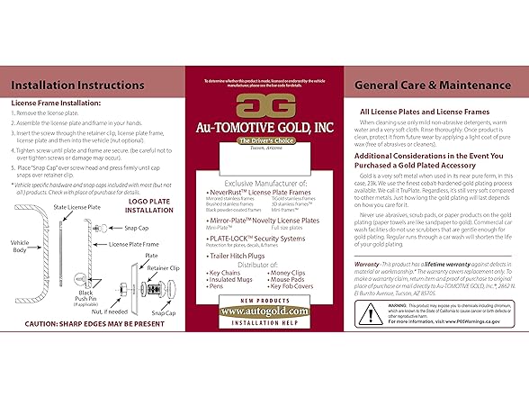Mazda Zoom Zoom License Frame