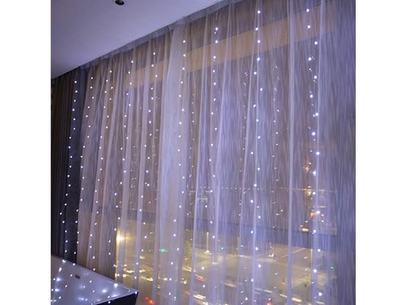 Honche Led Curtain String Lights with Re
