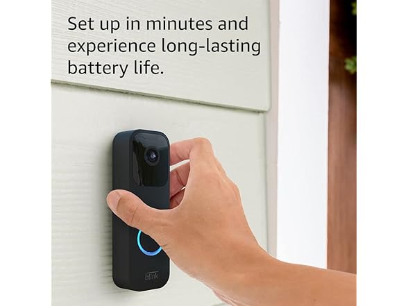 Blink BLINKDRBELL-BLK Blink Video Doorbell