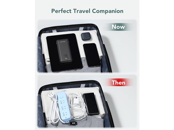 2 Pack 10000mAh Power Bank w/ Cables