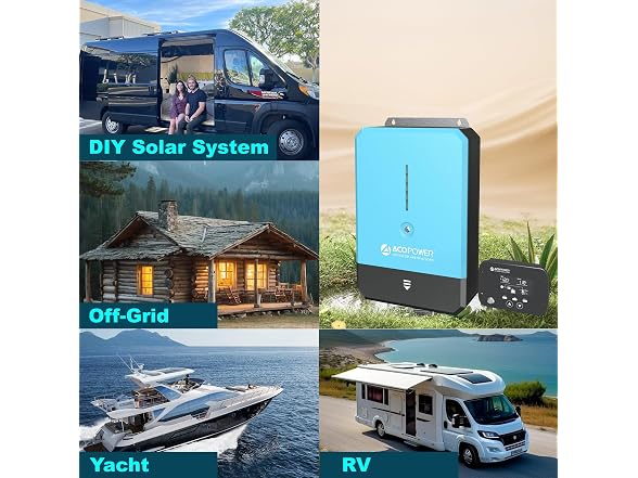 ACOPOWER 12V 3000W Pure Sine Wave Inverter