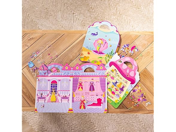 Melissa & Doug Puffy Sticker Activity Book Set