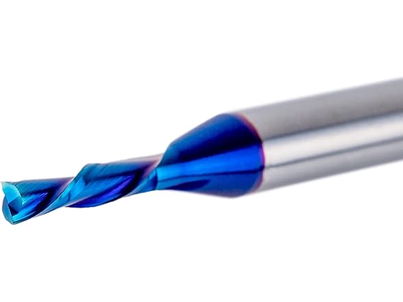 BITITZ 2Pcs Solid Carbide Spiral Down Cut Rout