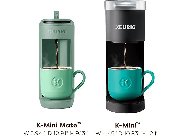 Keurig K-Mini Mate Single Serve K-Cup Coffee Maker- Green