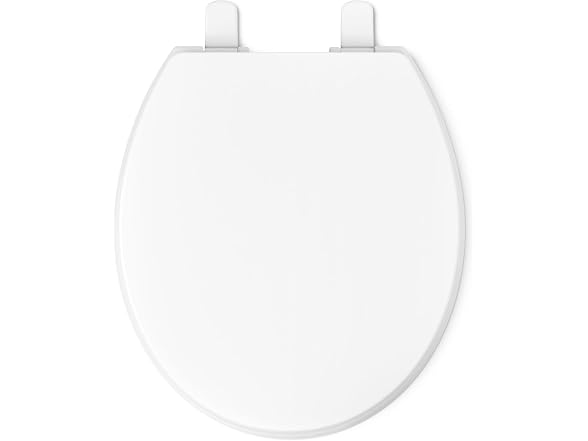 KOHLER K-4775-0 Brevia Round Toilet Seat with Quic