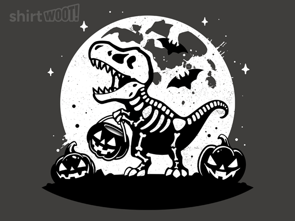 Spooky T-Rex Skeleton