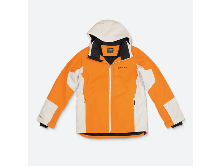 Spyder Mens Standard Contact Insulated Ski Hooded Snow Jacket