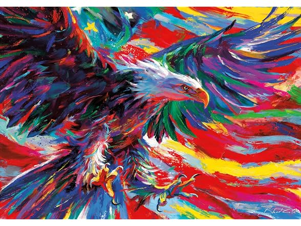 Buffalo Games Eagle of Freedom, Patriotic Puzzle, 500 Piece
