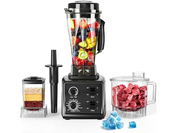 Nilpferd 3-in-1 Blender and Food Processor