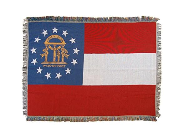 Georgia Flag Tapestry Throw Blanket