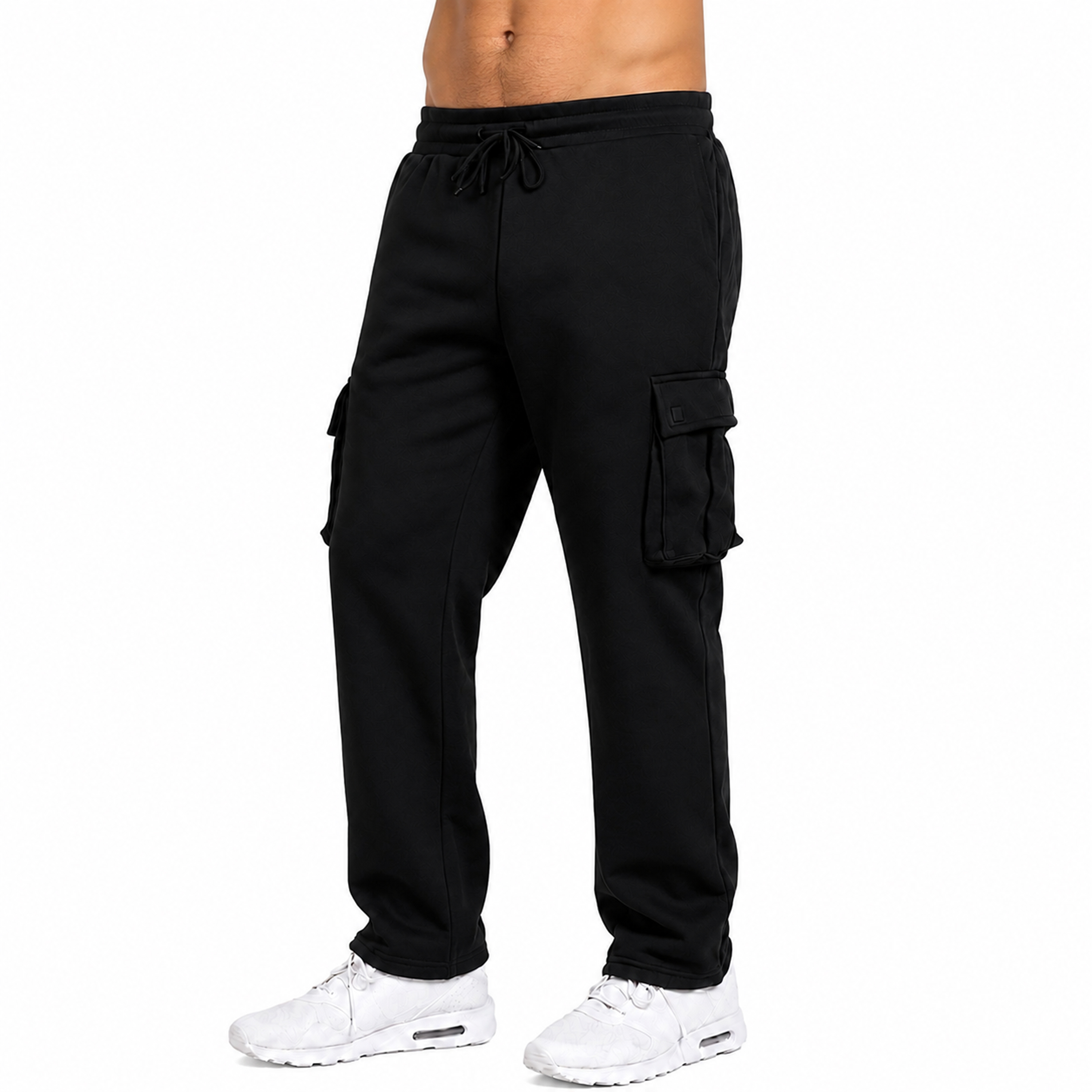 3Pk Mens Open Bottom Fleece Sweatpants - Gallery 26
