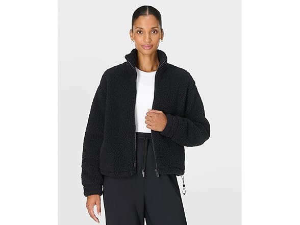 Sweaty Betty Women Large Canyon Zip Up Fleece