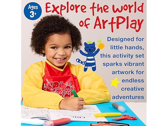 Faber-Castell Little Creatives ArtPlay Set: 15 Piece Toddler Art Set