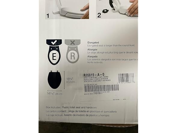 Kohler Layne quiet close elongated toilet seat