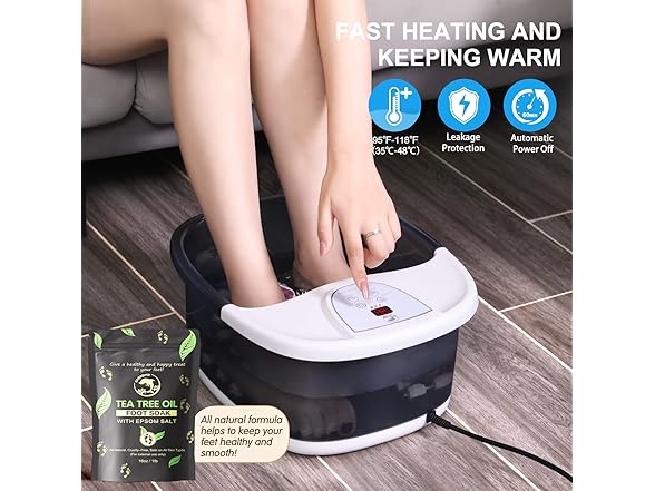 Foot Spa Bath Massager with Heat