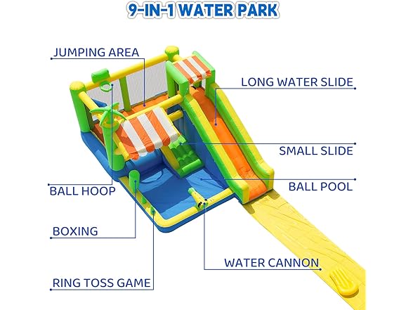 SunSports Inflatable Water Park