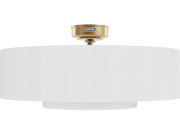 Hunter Fan 30 inch Luxe Gold - Fresh White