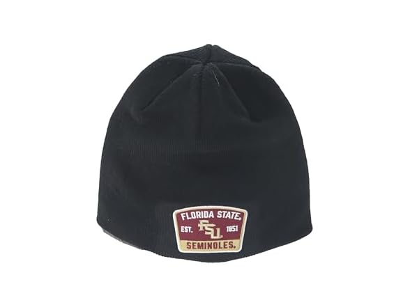 FSU Beanie Edge Patch Switchback Black