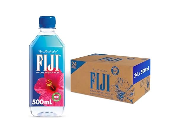 $15.99, Was $21.98, 27% Off! FIJI Artesian Bottled Water 16.9 oz Pack of 24 dealfomo