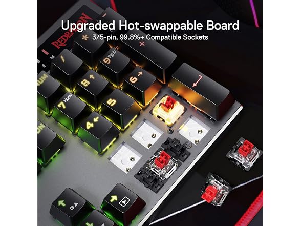 Redragon K556 PRO Wireless RGB Gaming Keyboard