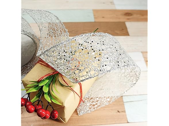 CT CRAFT LLC Sparkling Glitter Mesh Wire