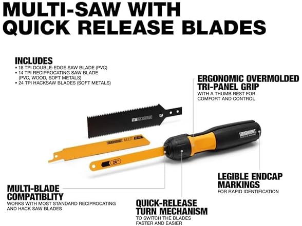 ToughBuilt TB-H4S3-22-CX Multi-Saw with Quick Release B
