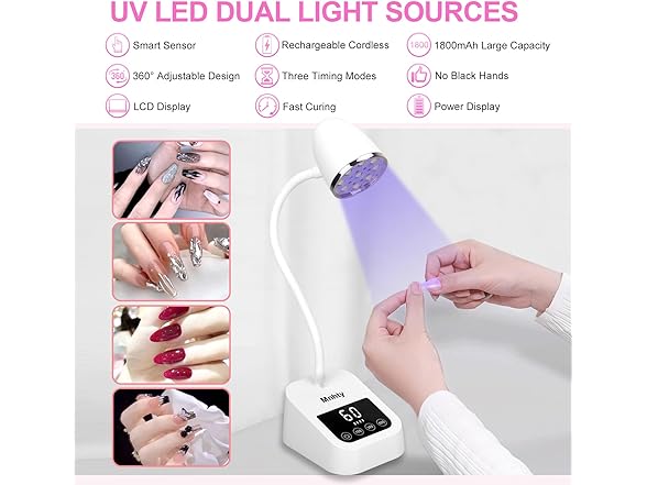 Mnhty UV LED Nail Lamp