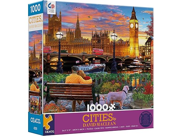 The Thames in London - 1000 Piece Jigsaw Puzzle