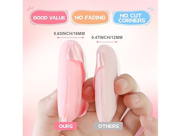16 Pieces Triangle Powder Puff