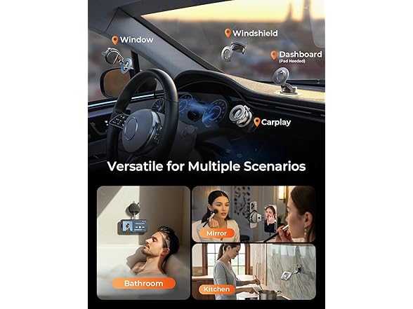 LISEN Vacuum Magnetic Phone Holder