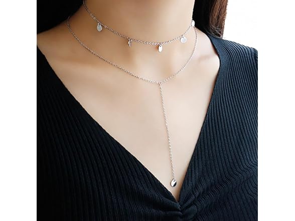 SUGARKITTEN Multi Disc Necklace