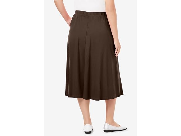 Woman Within Women (XXL) 7-day Knit A-line Skirt